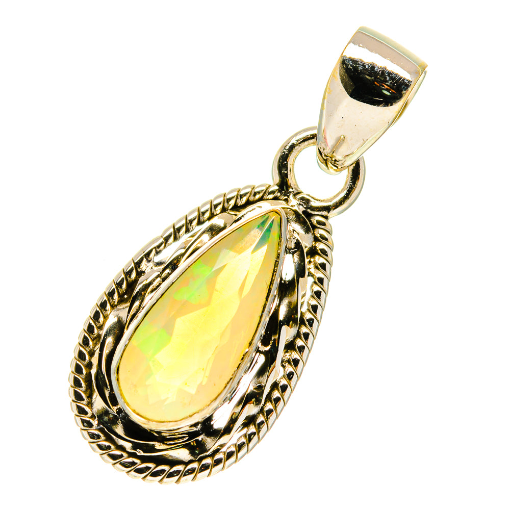 Ethiopian Opal Pendants handcrafted by Ana Silver Co - PD760477