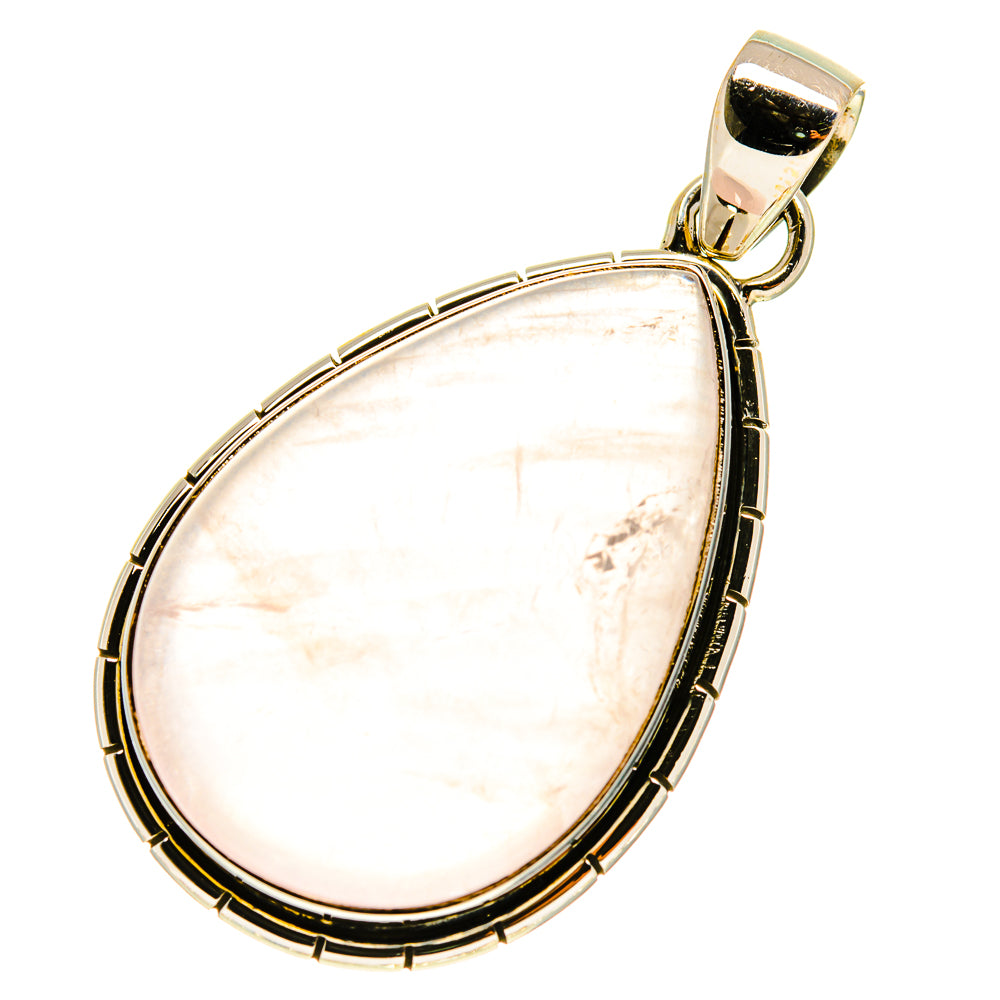 Rose Quartz Pendants handcrafted by Ana Silver Co - PD760483