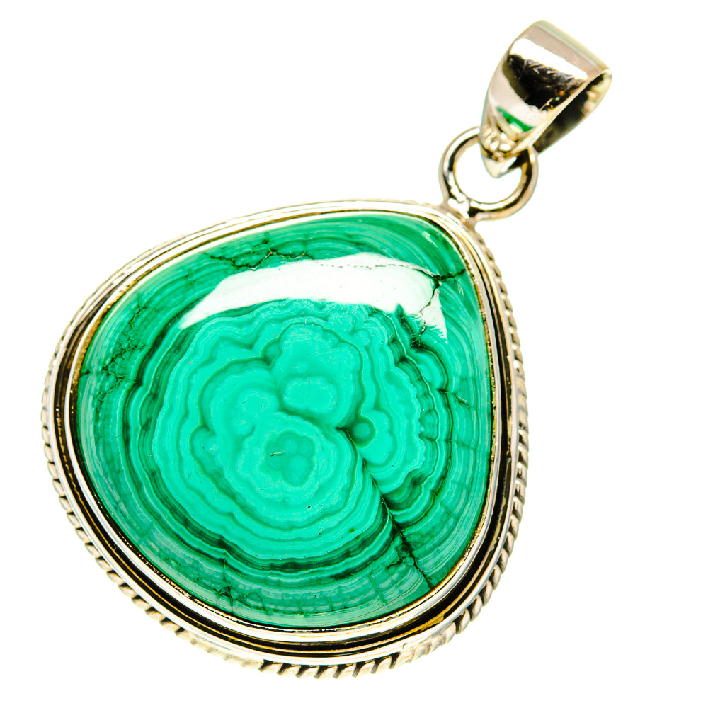 Malachite Pendants handcrafted by Ana Silver Co - PD760488