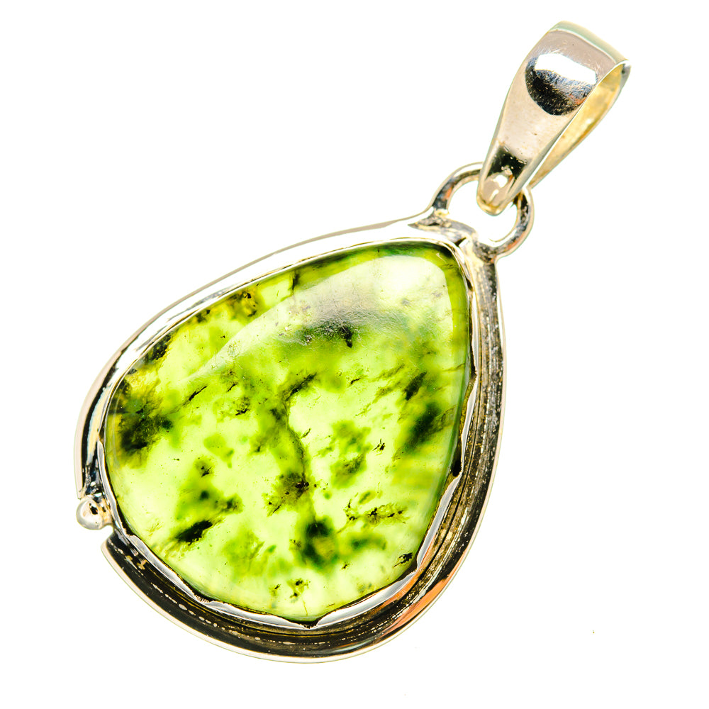 Nephrite Jade Pendants handcrafted by Ana Silver Co - PD7605