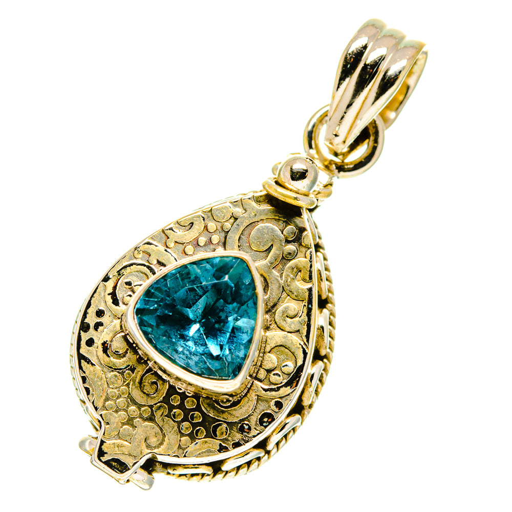 Blue Topaz Pendants handcrafted by Ana Silver Co - PD760612