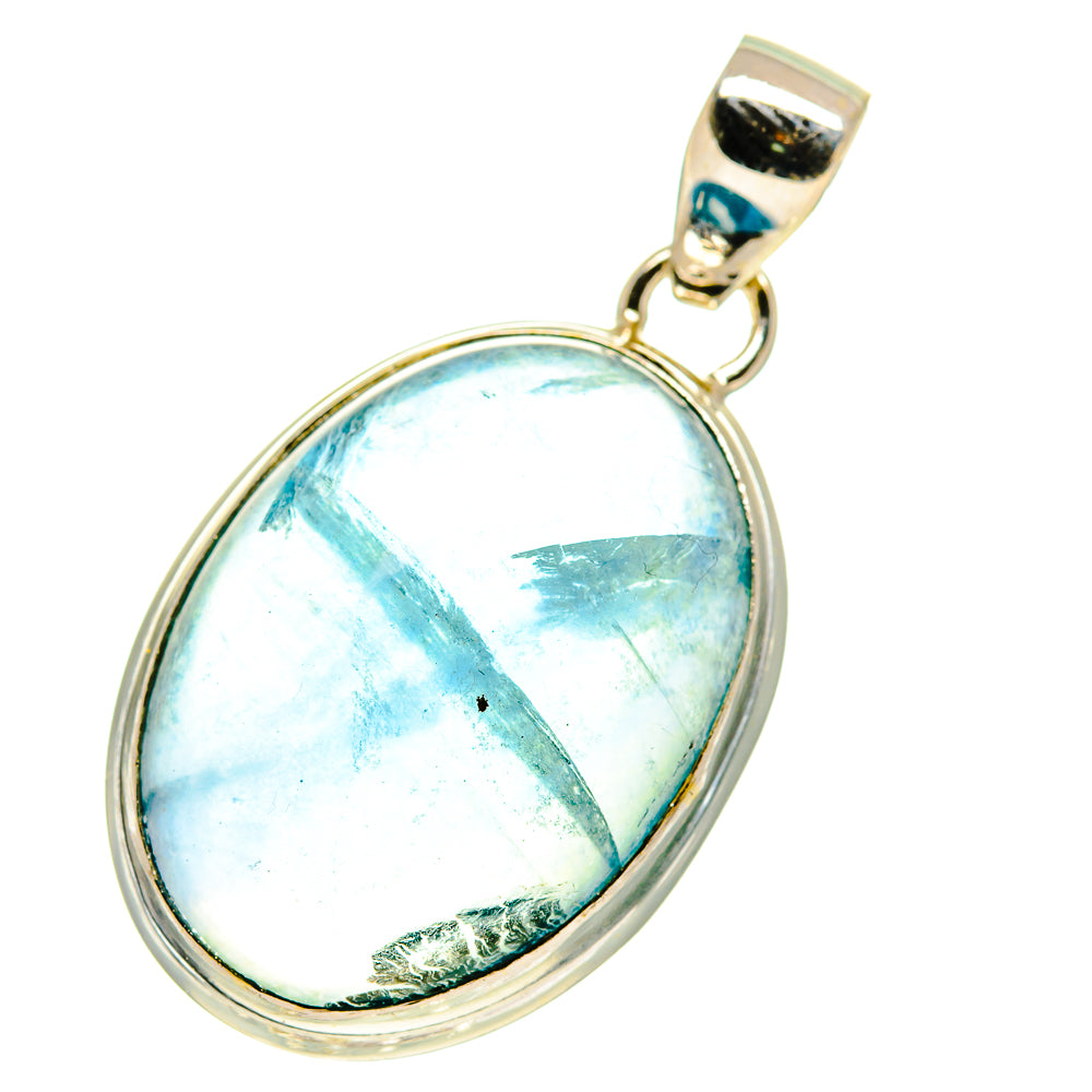 Blue Fluorite Pendants handcrafted by Ana Silver Co - PD760623