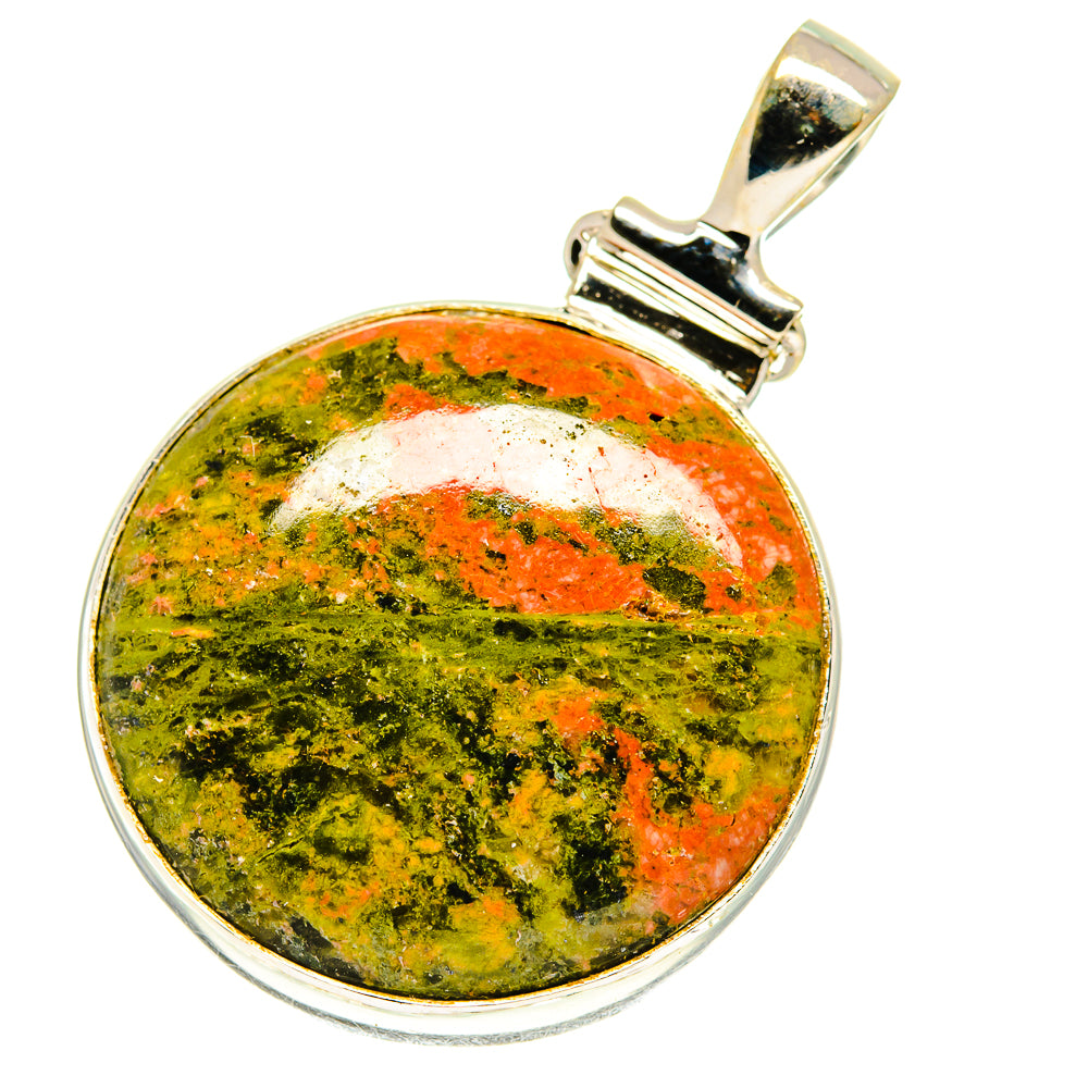 Unakite Pendants handcrafted by Ana Silver Co - PD760637
