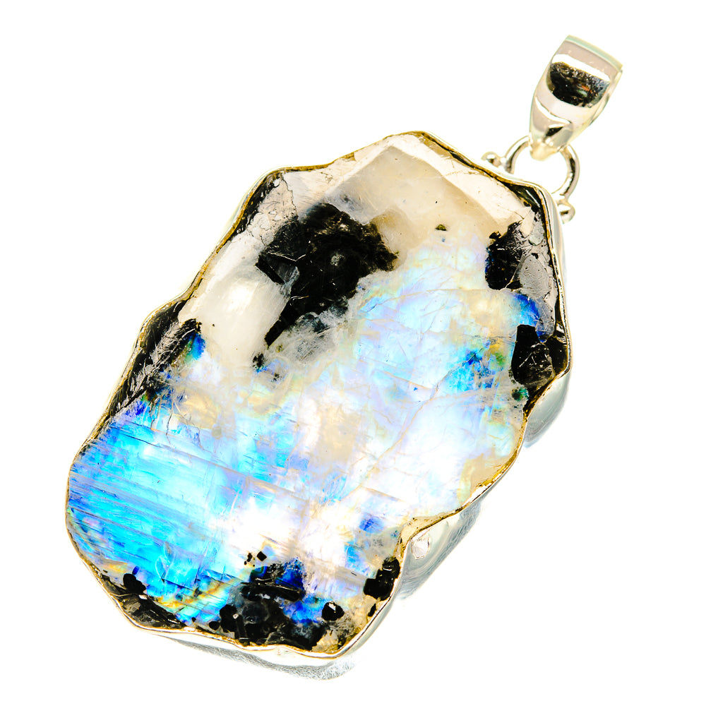 Rainbow Moonstone Pendants handcrafted by Ana Silver Co - PD760654