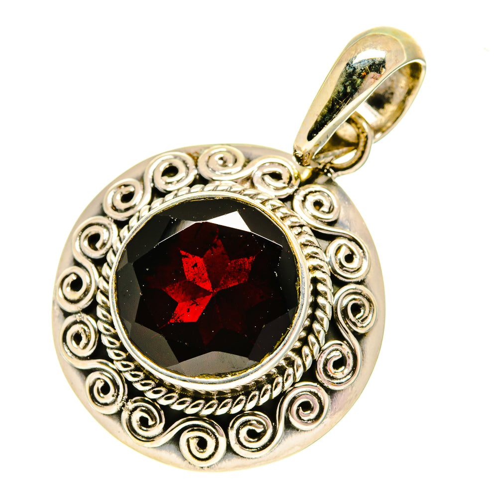 Garnet Pendants handcrafted by Ana Silver Co - PD760669
