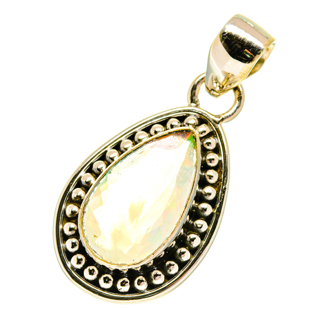 Ethiopian Opal Pendants handcrafted by Ana Silver Co - PD760748
