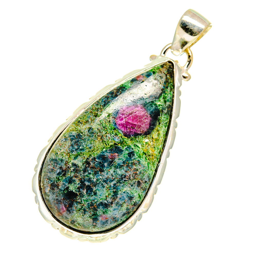 Ruby Fuchsite Pendants handcrafted by Ana Silver Co - PD760765