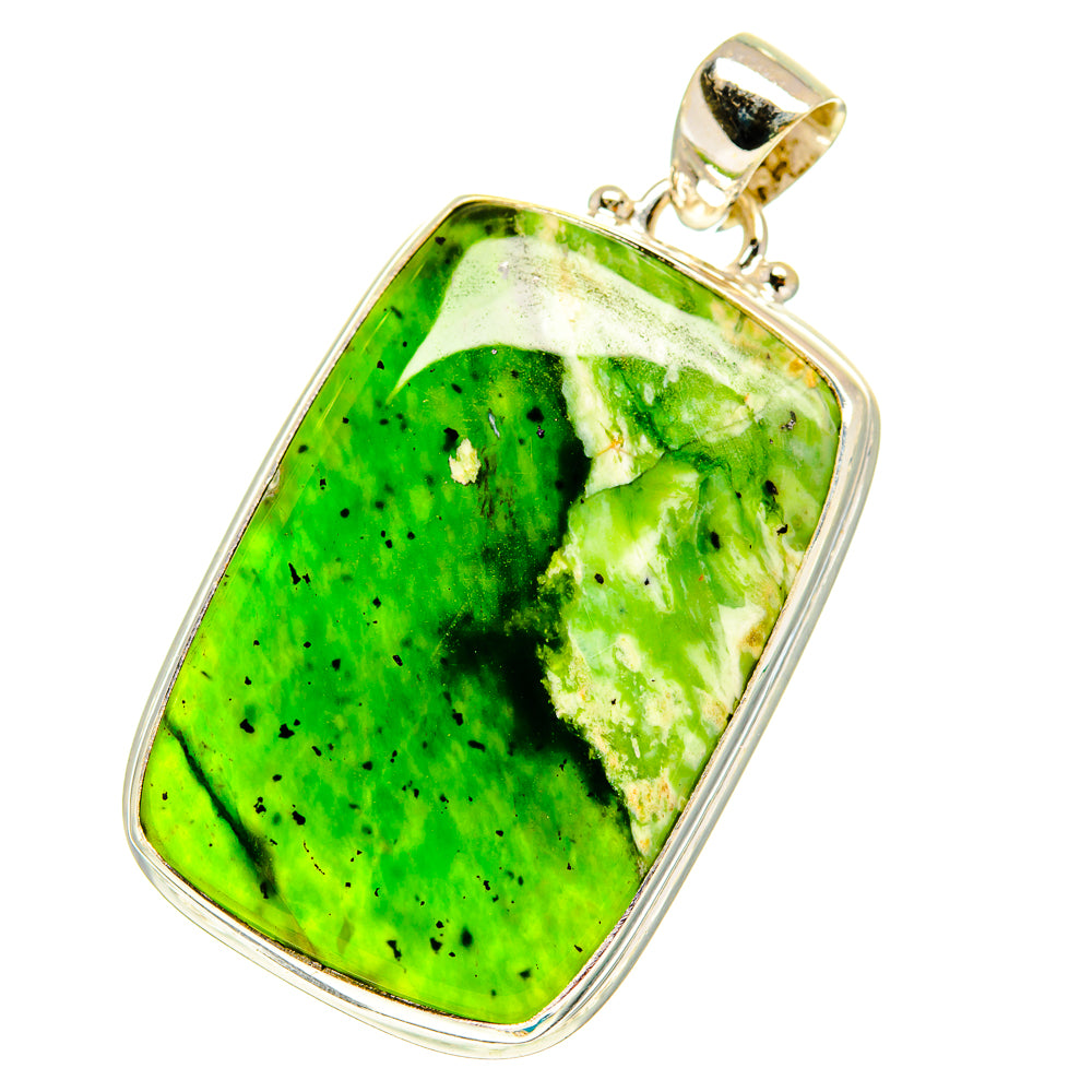 Australian Green Opal Pendants handcrafted by Ana Silver Co - PD760820