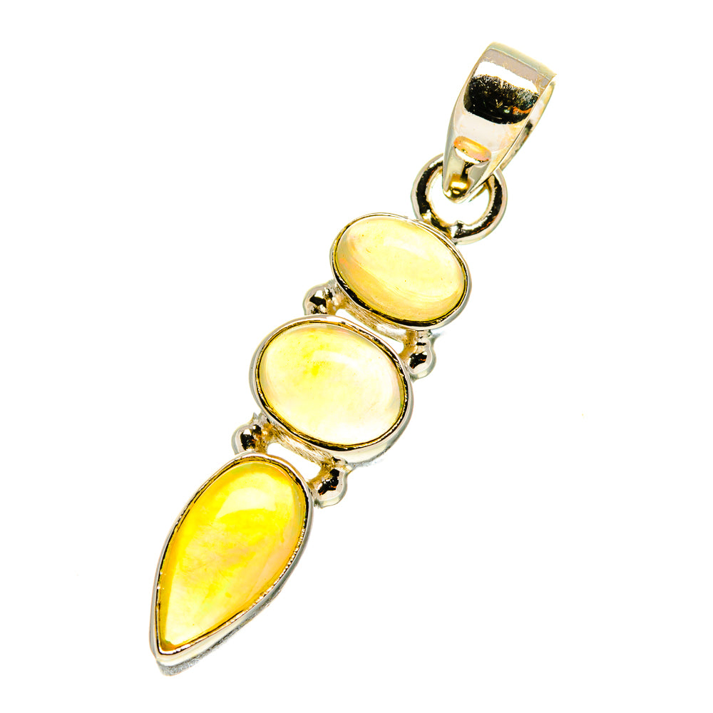 Ethiopian Opal Pendants handcrafted by Ana Silver Co - PD760893