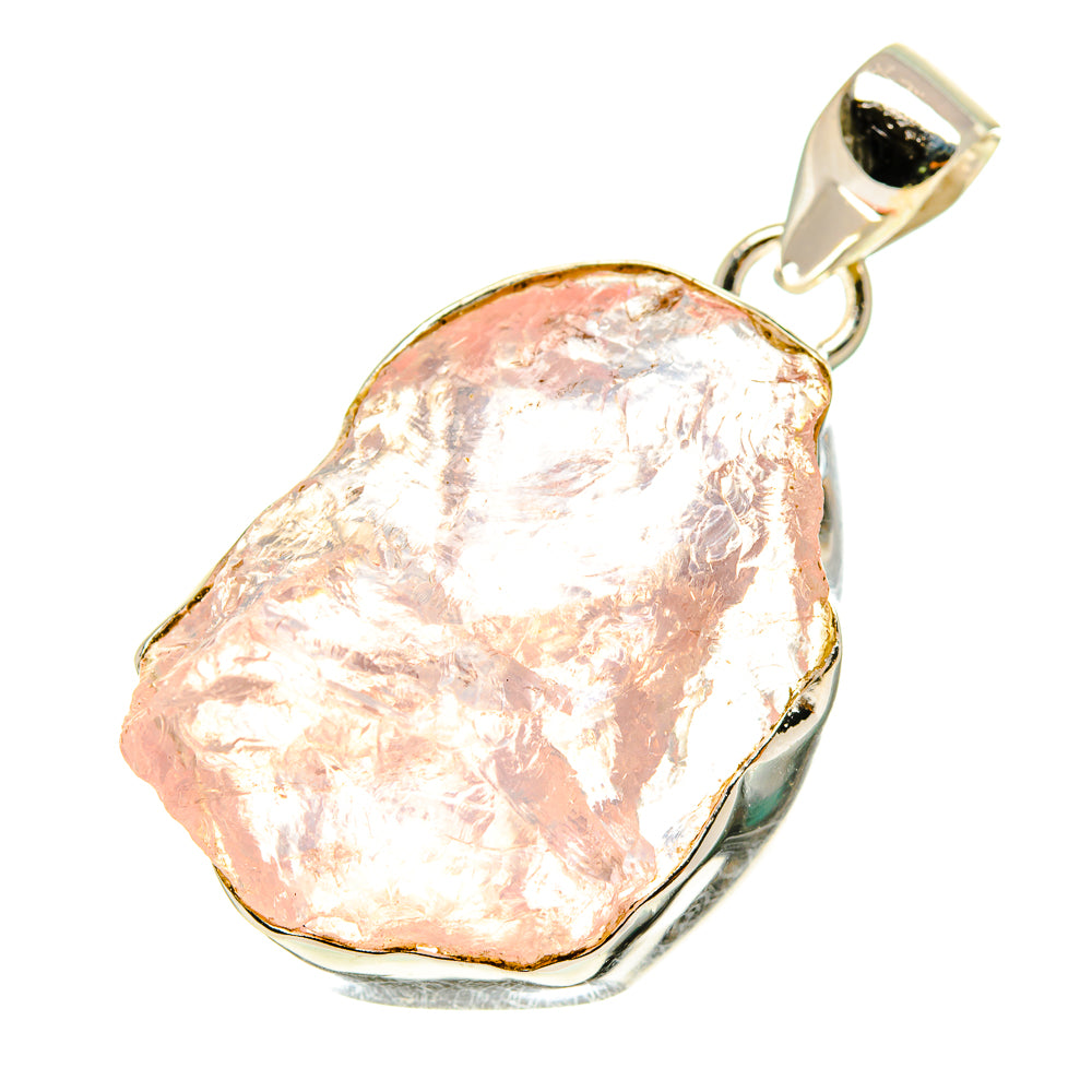 Rose Quartz Pendants handcrafted by Ana Silver Co - PD760922