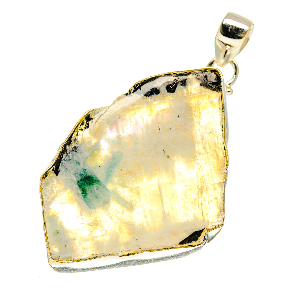 Rainbow Moonstone Pendants handcrafted by Ana Silver Co - PD760926