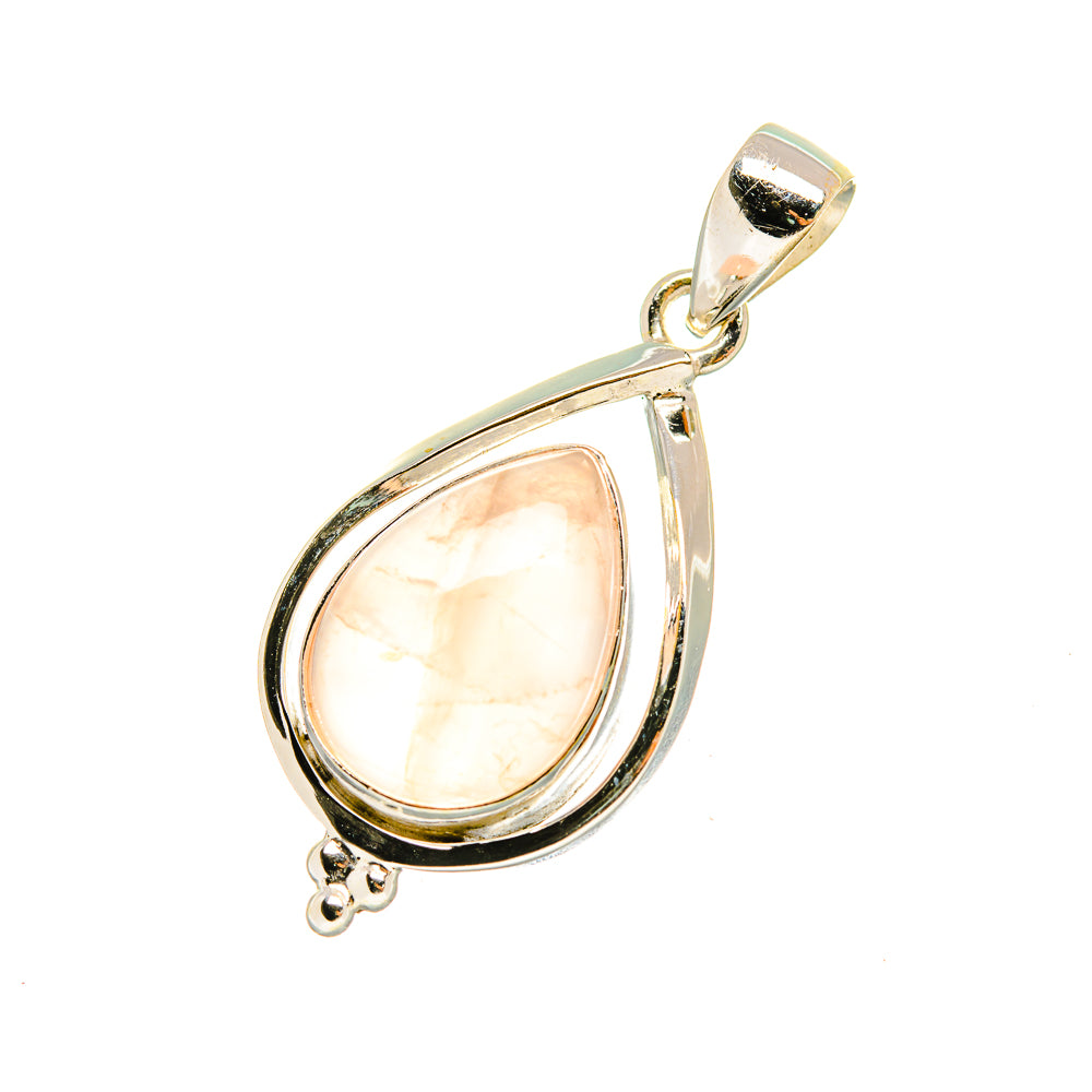 Rose Quartz Pendants handcrafted by Ana Silver Co - PD7684