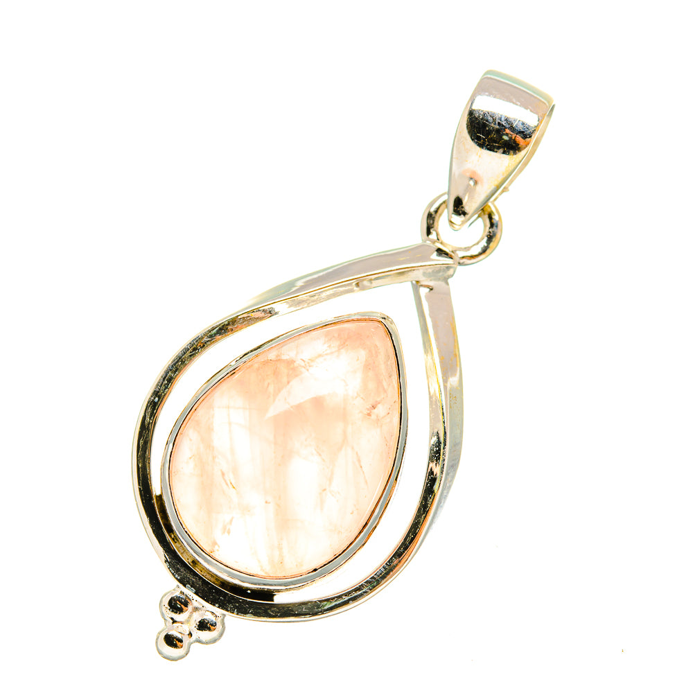 Rose Quartz Pendants handcrafted by Ana Silver Co - PD7687
