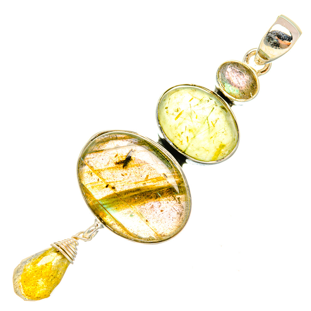 Labradorite Pendants handcrafted by Ana Silver Co - PD7708