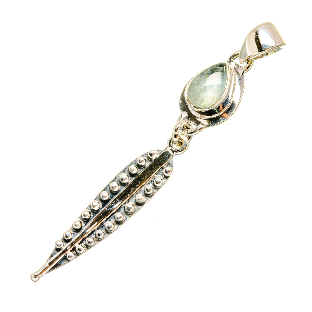 Aquamarine Pendants handcrafted by Ana Silver Co - PD7727