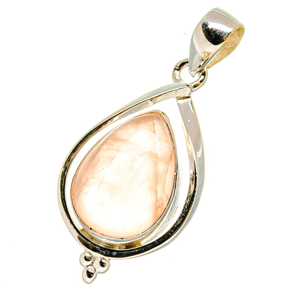 Rose Quartz Pendants handcrafted by Ana Silver Co - PD7773