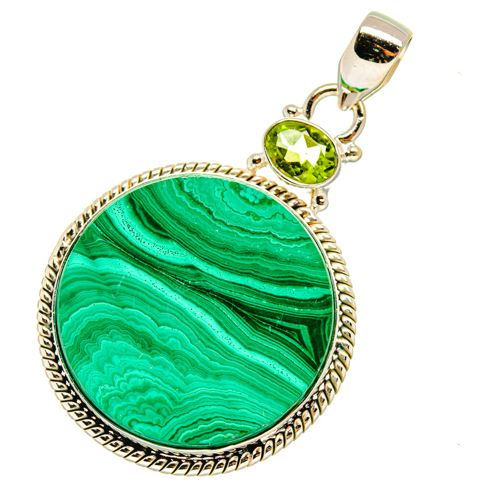 Malachite Pendants handcrafted by Ana Silver Co - PD7925