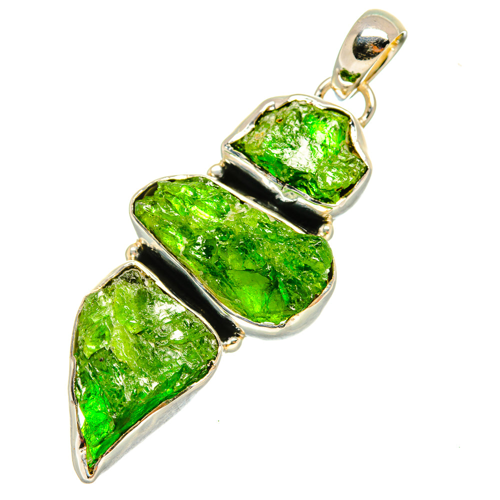 Chrome Diopside Pendants handcrafted by Ana Silver Co - PD7928