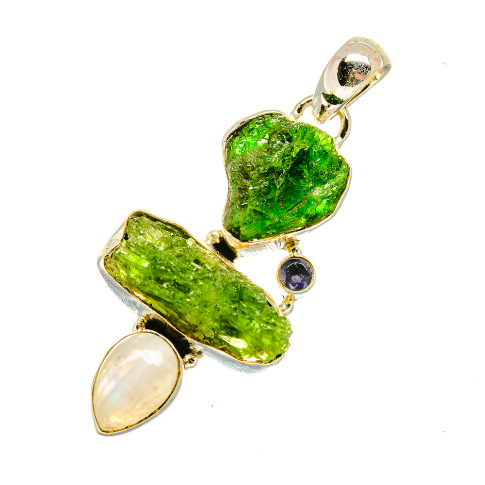Chrome Diopside Pendants handcrafted by Ana Silver Co - PD7935