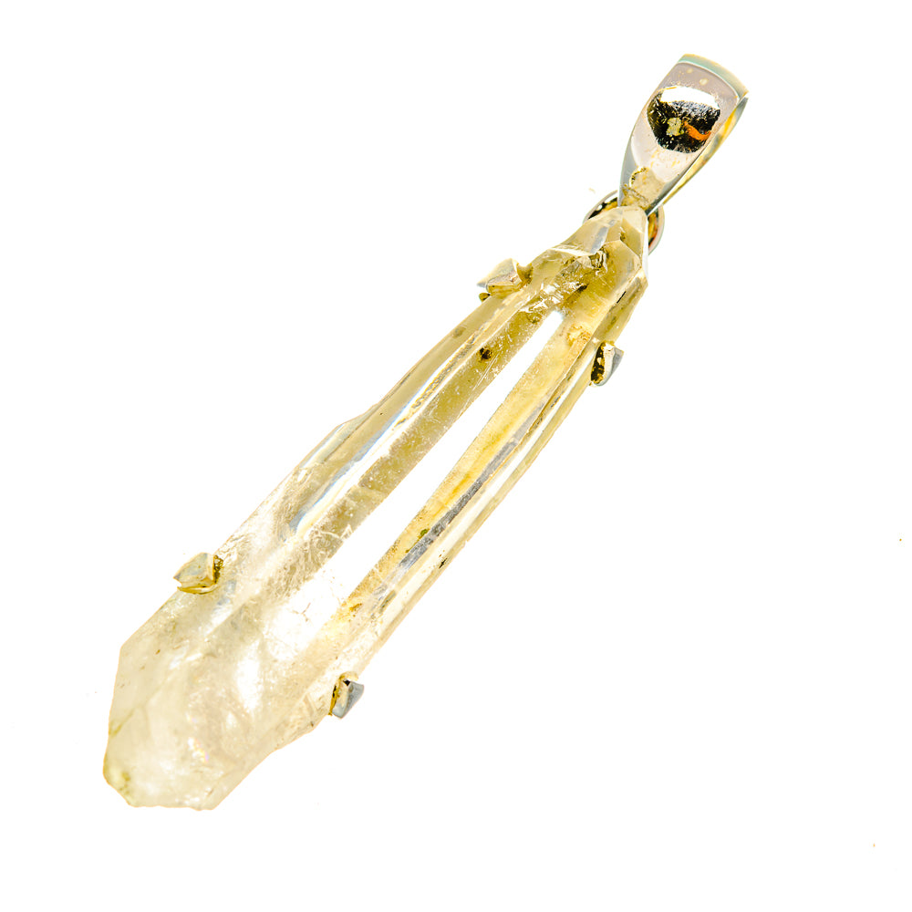 Green Amethyst Crystal Pendants handcrafted by Ana Silver Co - PD8022