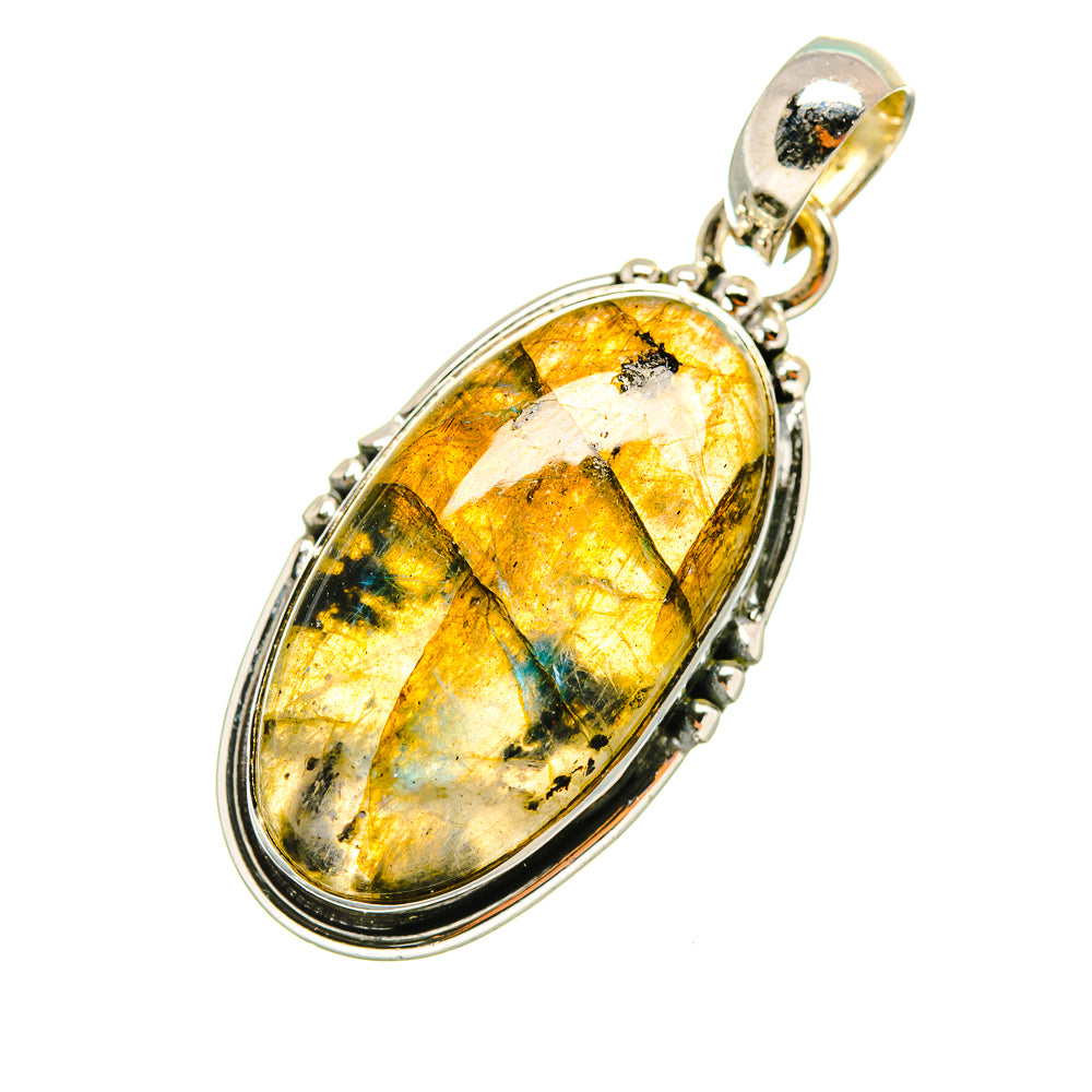Labradorite Pendants handcrafted by Ana Silver Co - PD8106
