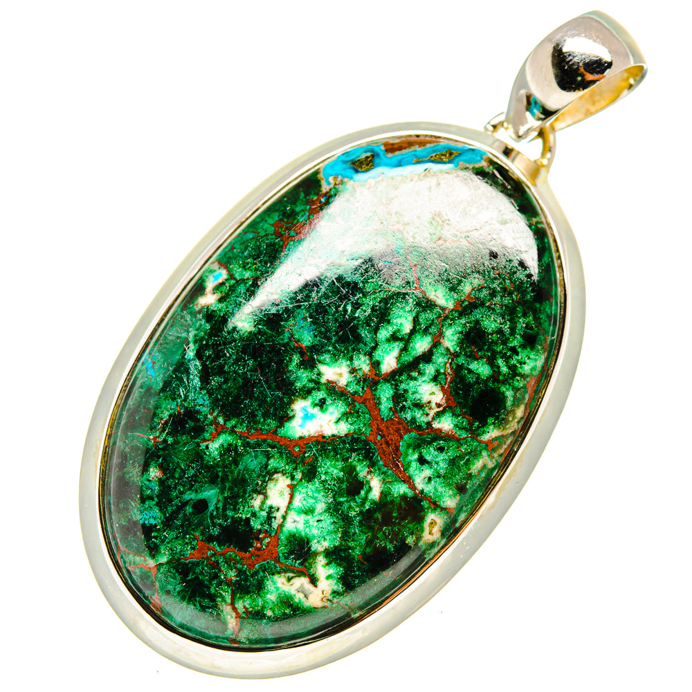 Chrysocolla Pendants handcrafted by Ana Silver Co - PD8128