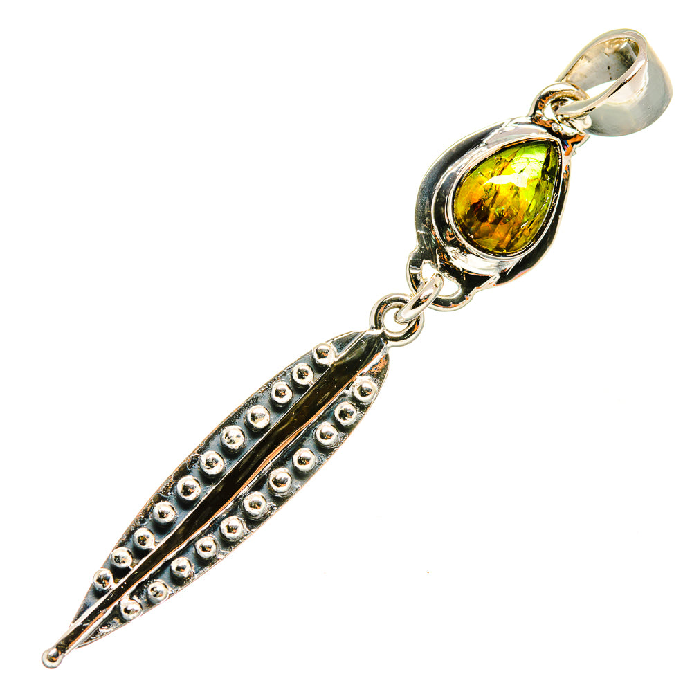 Green Tourmaline Pendants handcrafted by Ana Silver Co - PD8140