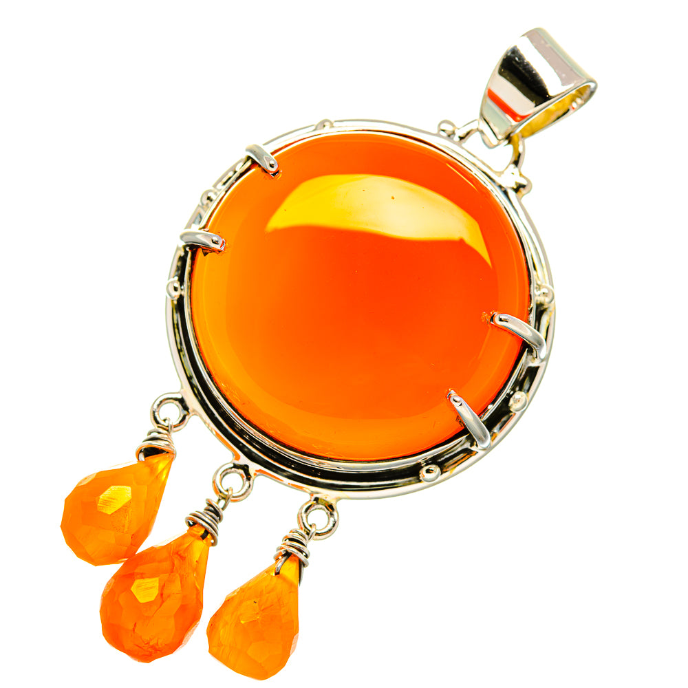 Carnelian Pendants handcrafted by Ana Silver Co - PD8261