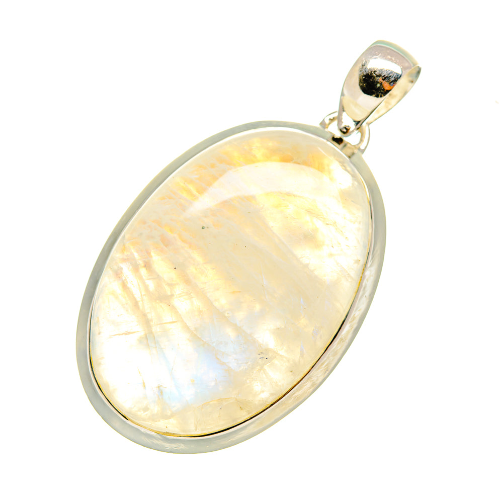 Rainbow Moonstone Pendants handcrafted by Ana Silver Co - PD8277