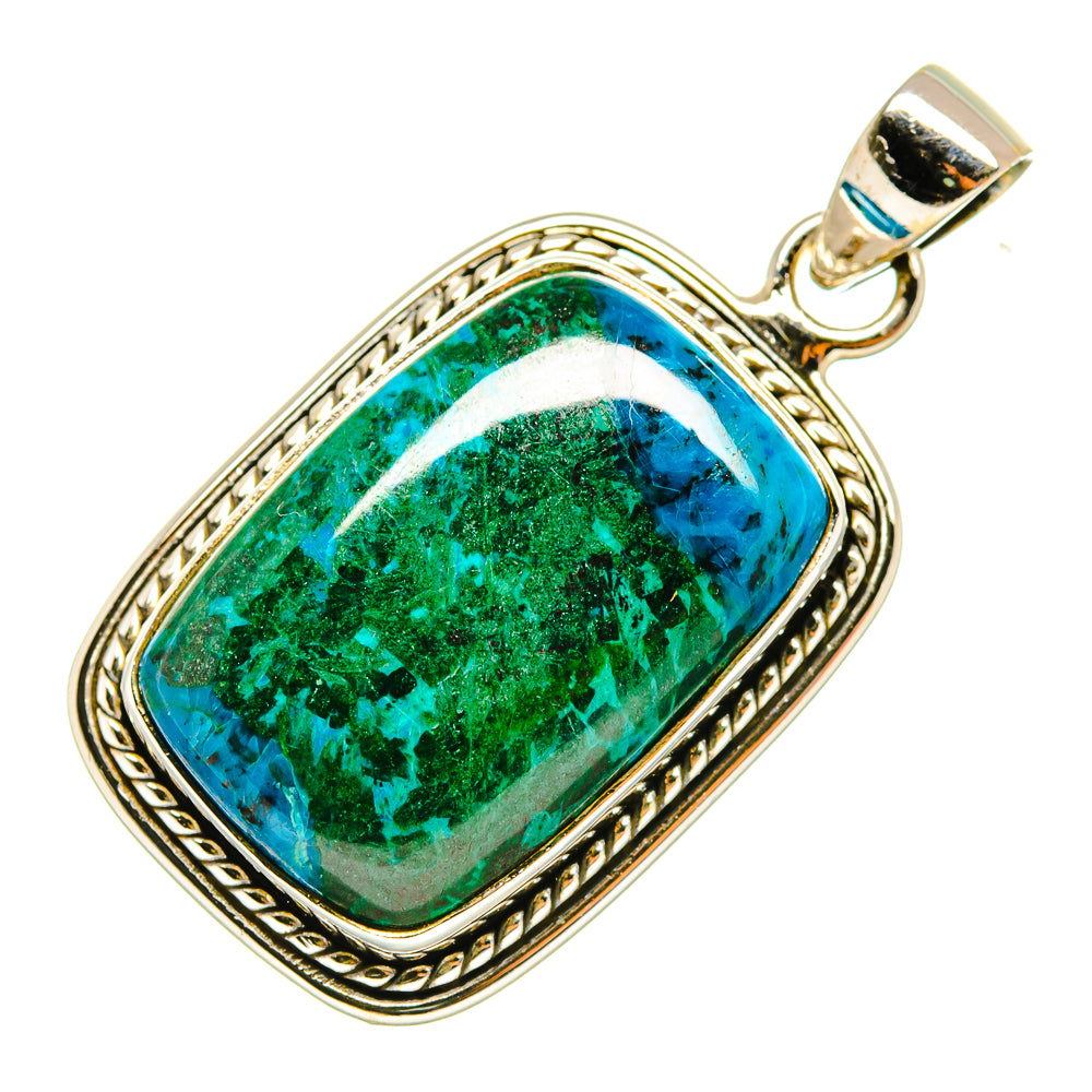 Chrysocolla Pendants handcrafted by Ana Silver Co - PD8320