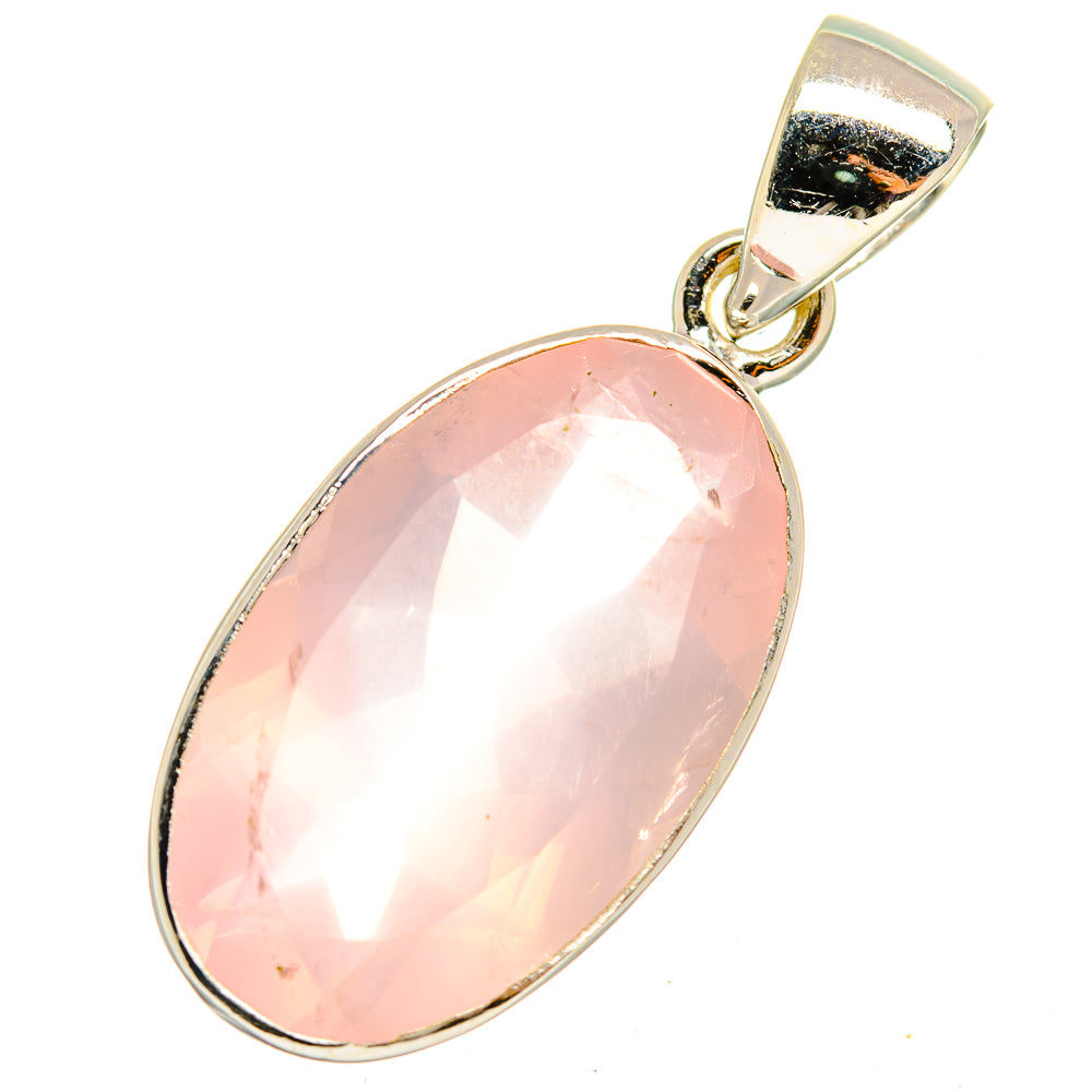 Rose Quartz Pendants handcrafted by Ana Silver Co - PD8353