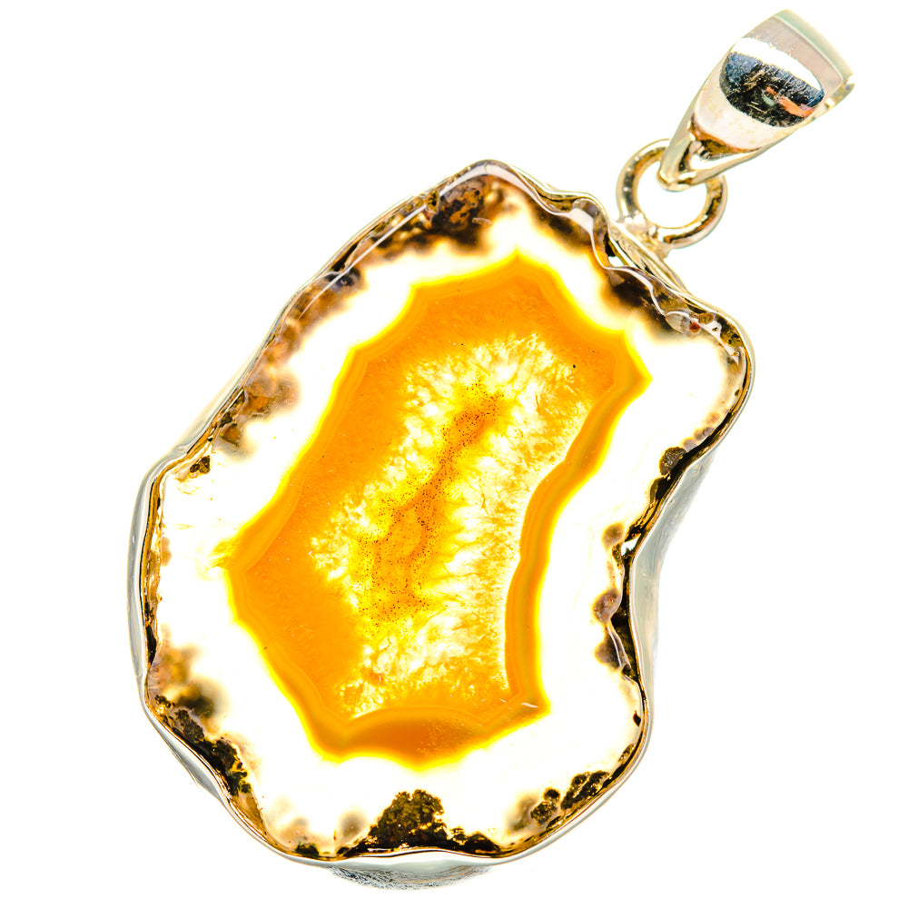Geode Slice Pendants handcrafted by Ana Silver Co - PD8429