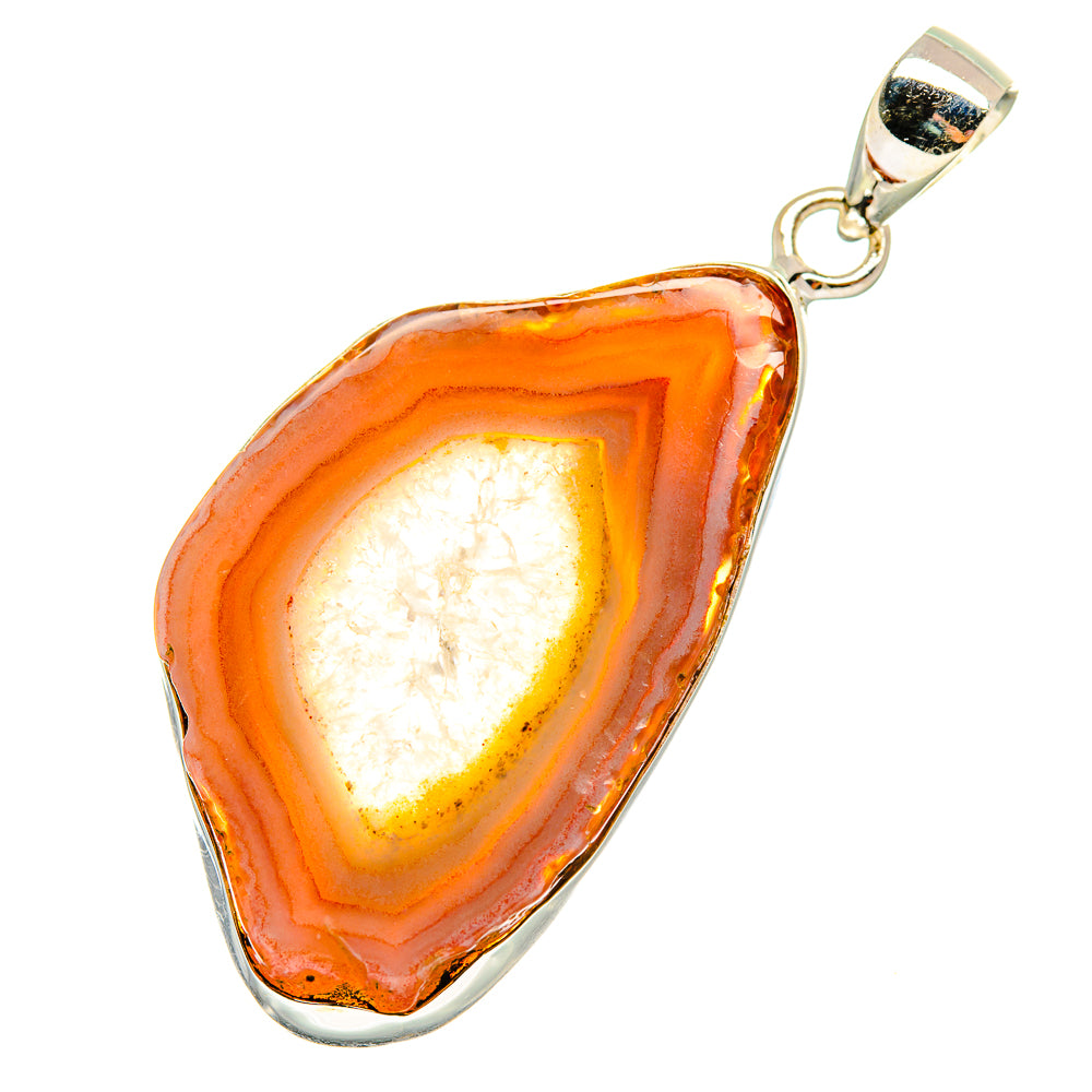 Geode Slice Pendants handcrafted by Ana Silver Co - PD8447