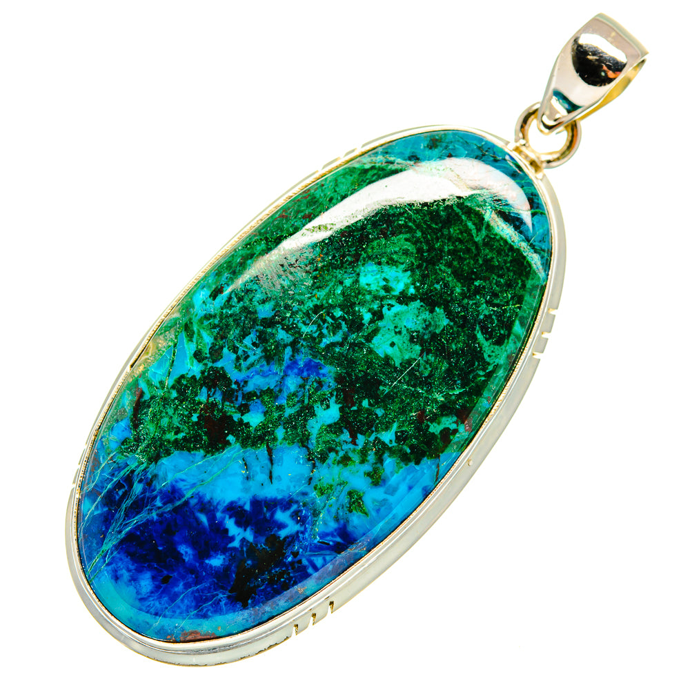 Chrysocolla Pendants handcrafted by Ana Silver Co - PD8457