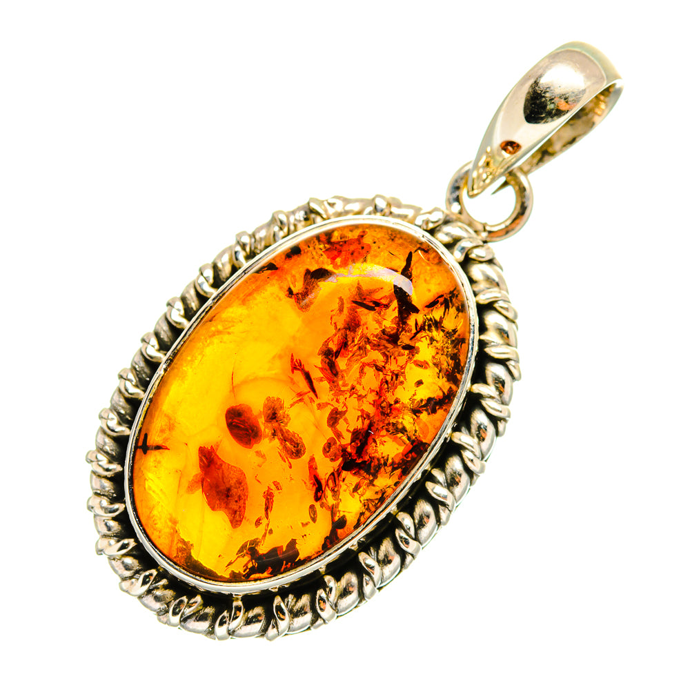 Baltic Amber Pendants handcrafted by Ana Silver Co - PD8459