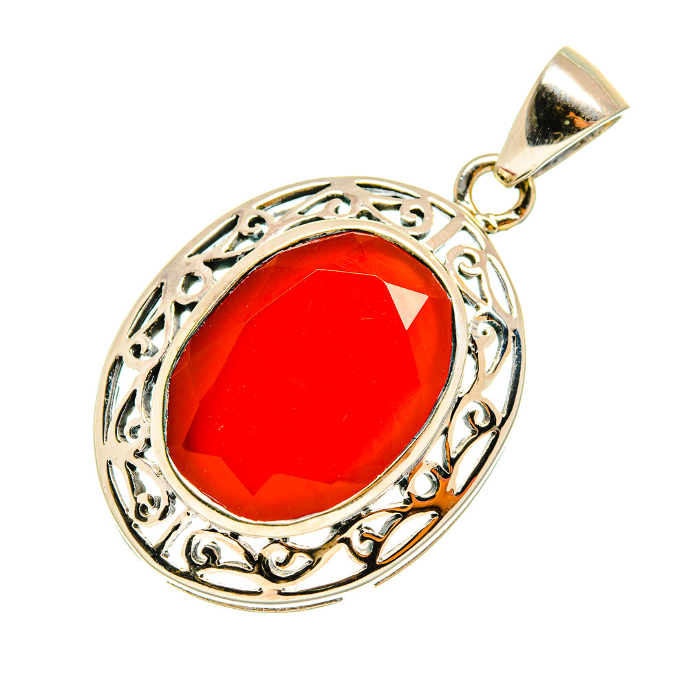 Red Onyx Pendants handcrafted by Ana Silver Co - PD8469