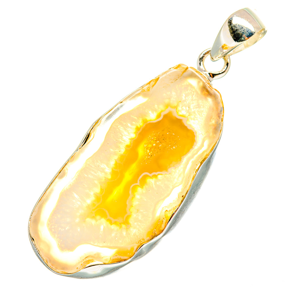 Geode Slice Pendants handcrafted by Ana Silver Co - PD8492