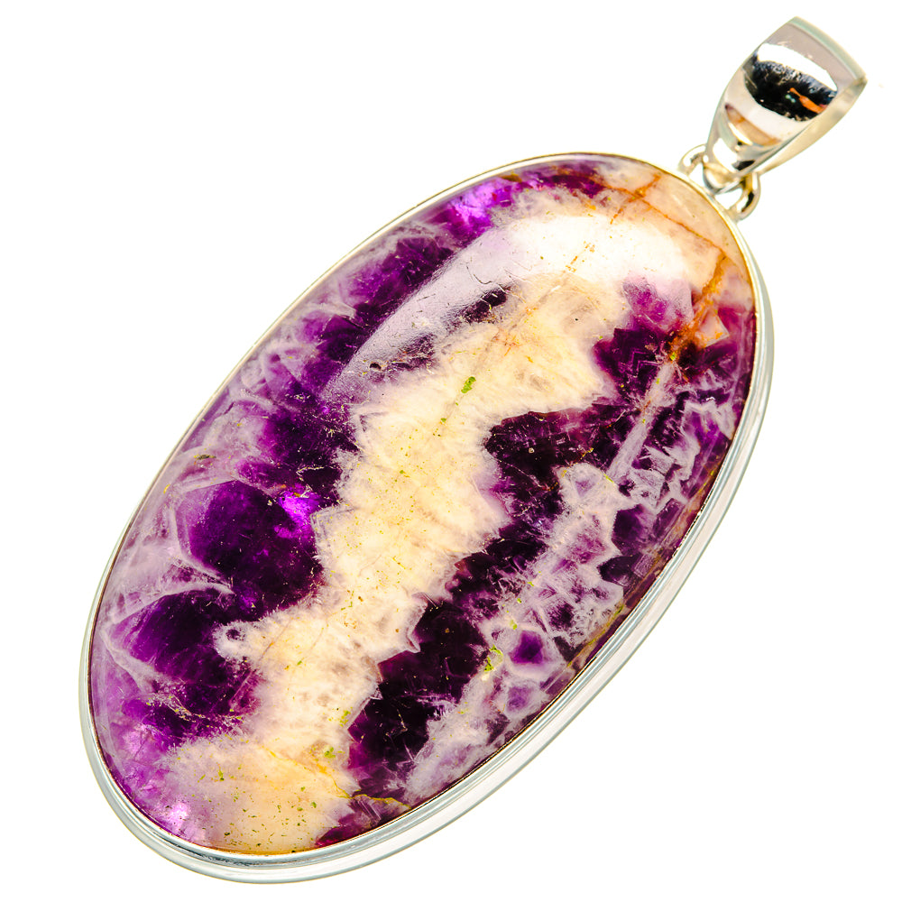 Chevron Amethyst Pendants handcrafted by Ana Silver Co - PD8521