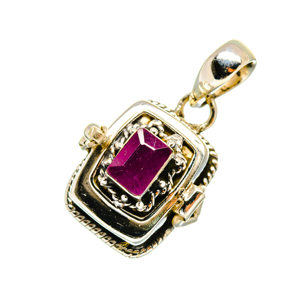 Ruby Pendants handcrafted by Ana Silver Co - PD8582