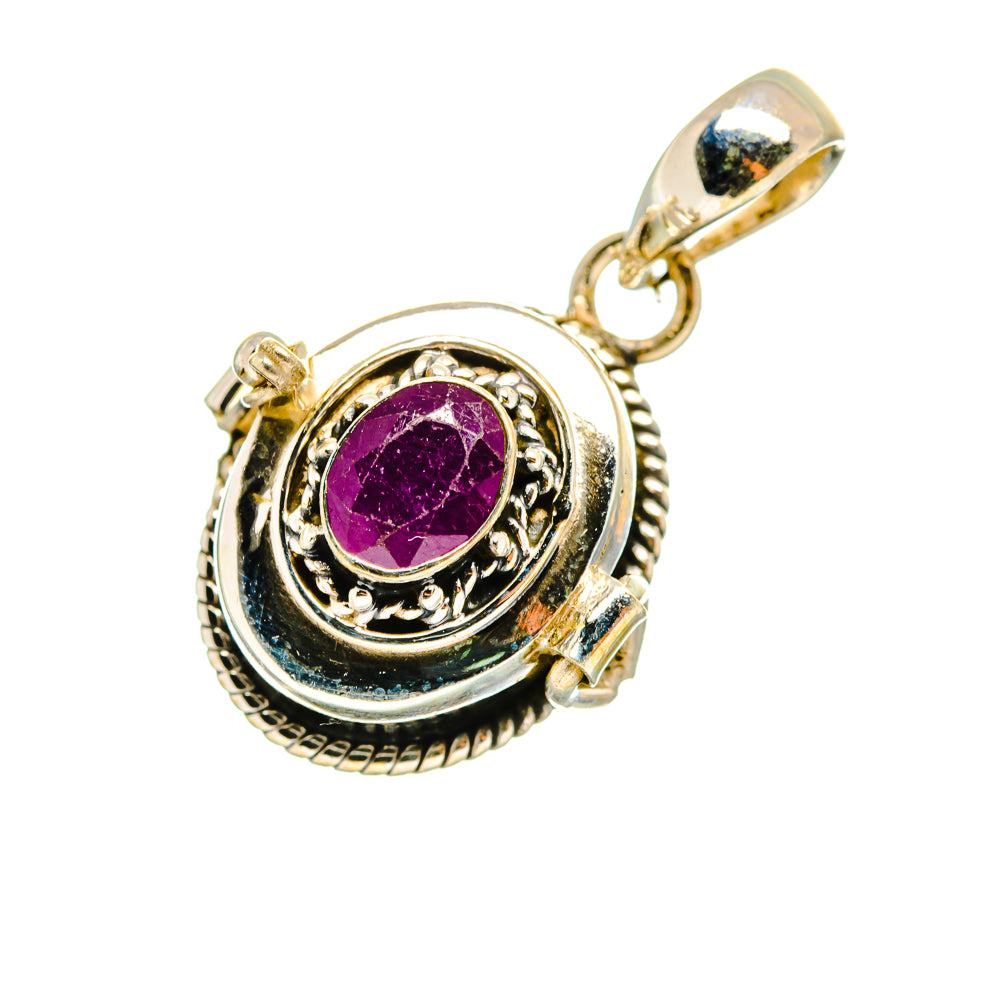 Ruby Pendants handcrafted by Ana Silver Co - PD8592