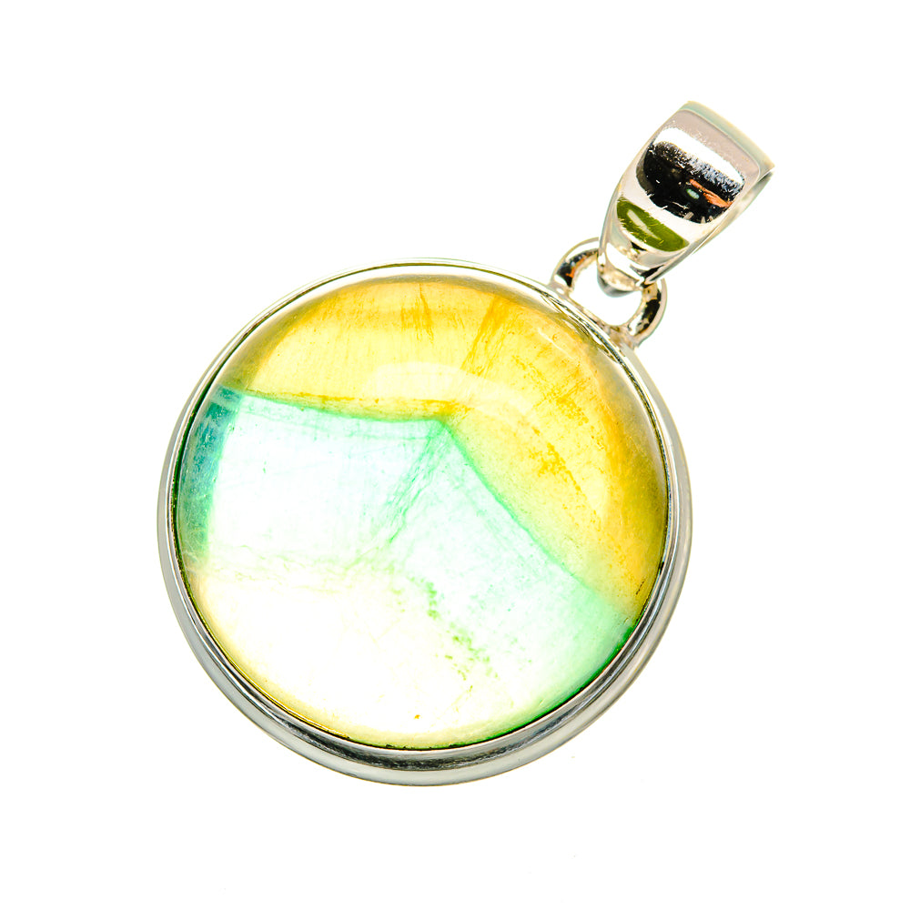 Green Fluorite Pendants handcrafted by Ana Silver Co - PD8603