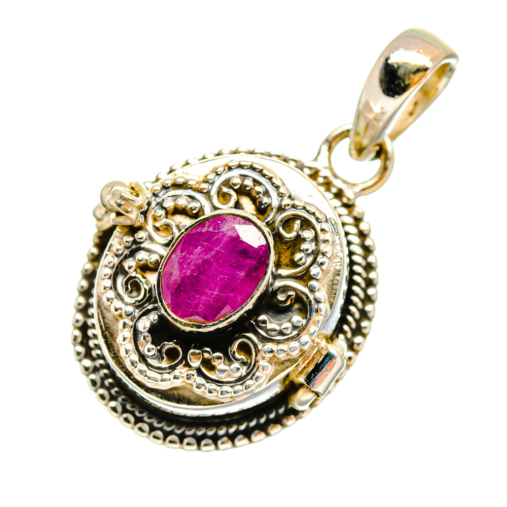 Ruby Pendants handcrafted by Ana Silver Co - PD8641