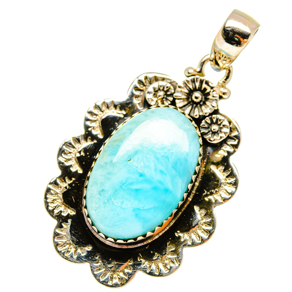 Larimar Pendants handcrafted by Ana Silver Co - PD8654