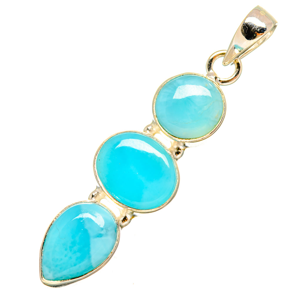 Larimar Pendants handcrafted by Ana Silver Co - PD8655