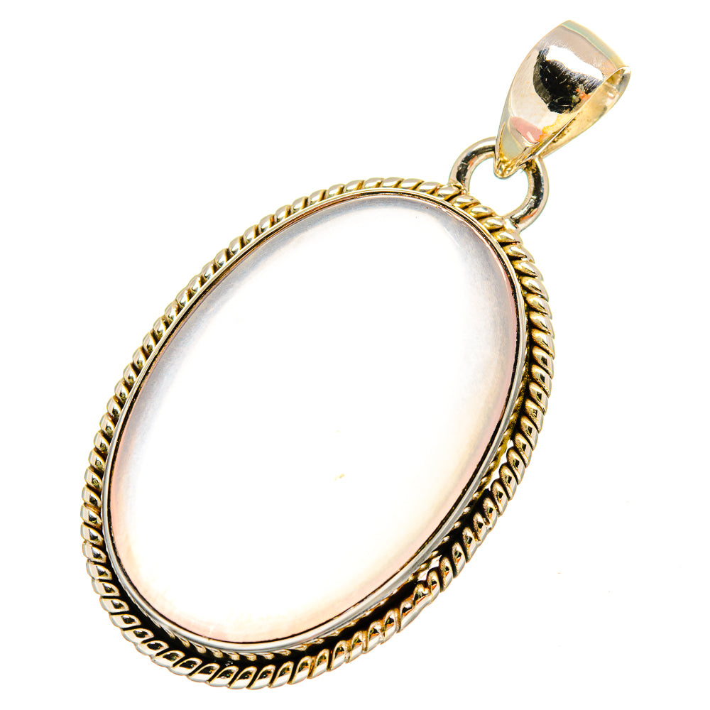 Rose Quartz Pendants handcrafted by Ana Silver Co - PD8665