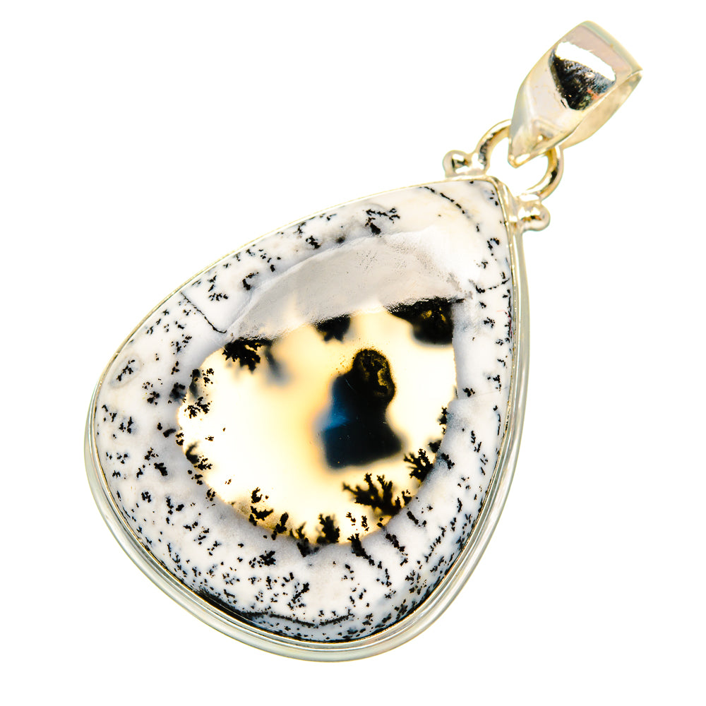 Dendritic Opal Pendants handcrafted by Ana Silver Co - PD8757