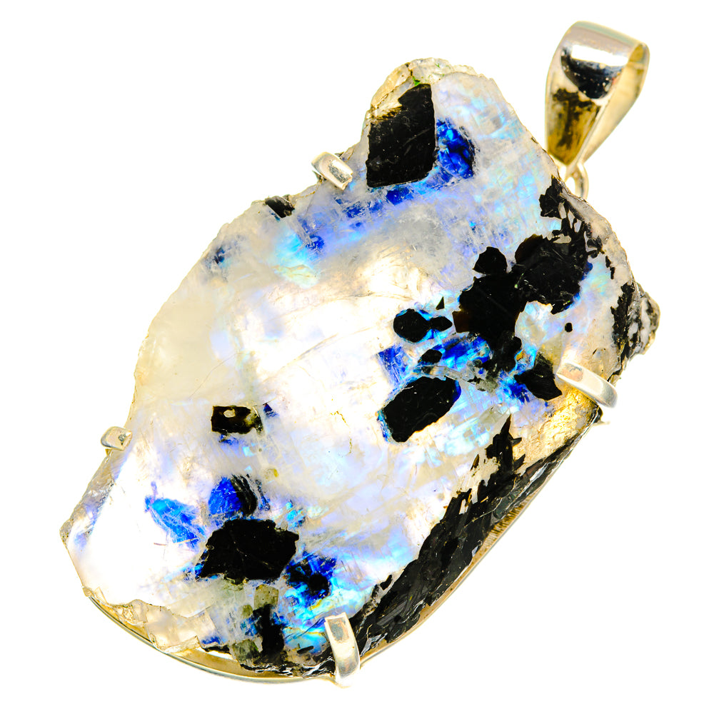 Rainbow Moonstone Pendants handcrafted by Ana Silver Co - PD8795