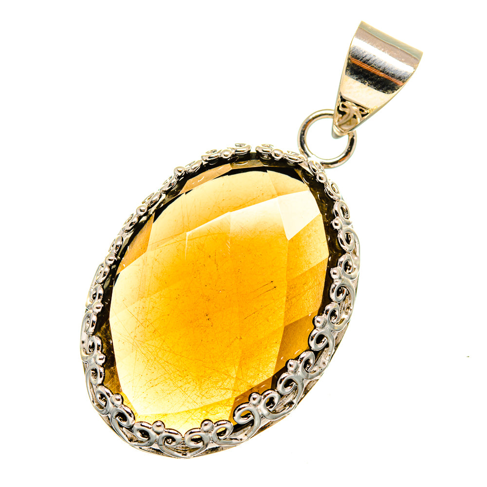 Smoky Quartz Pendants handcrafted by Ana Silver Co - PD8808