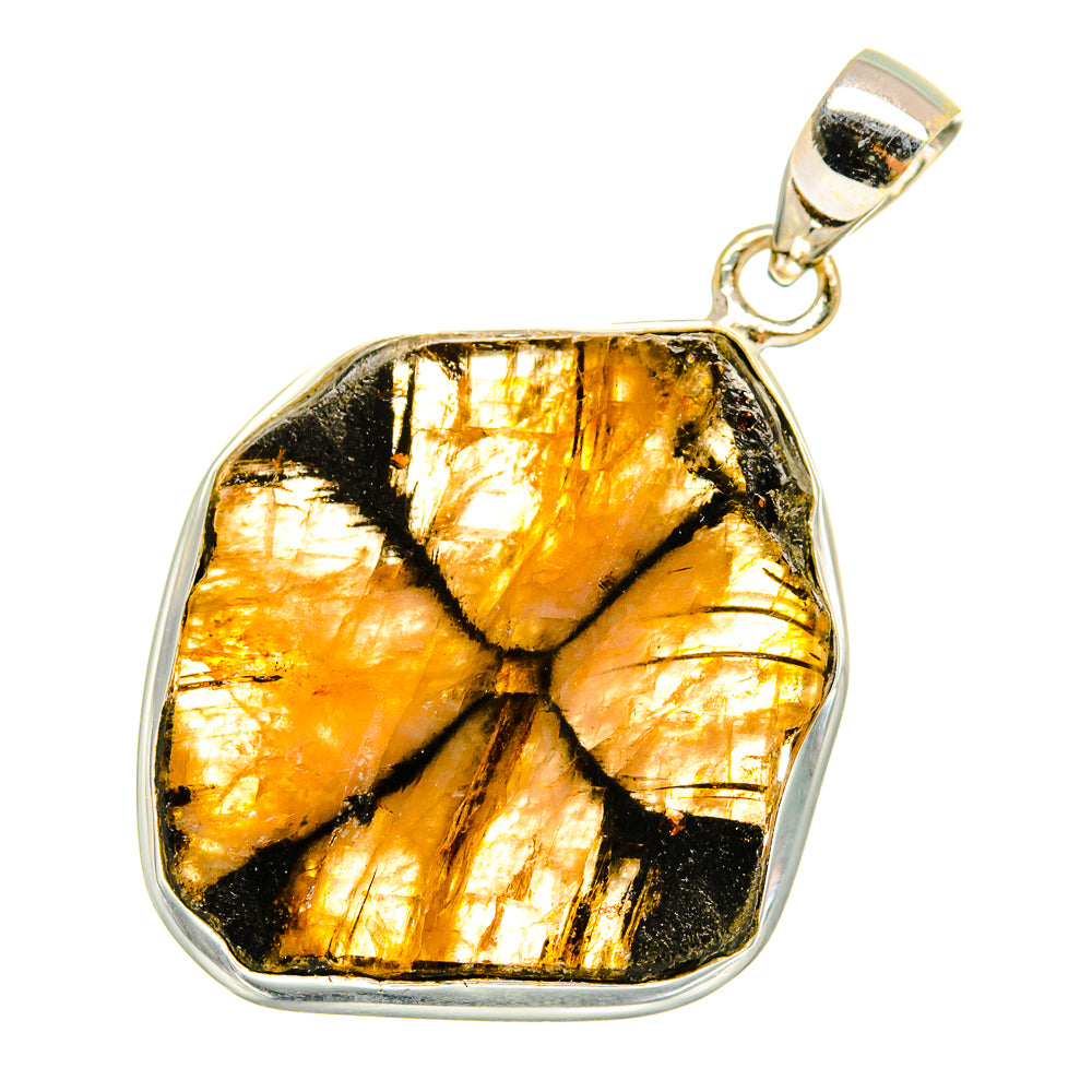 Chiastolite Pendants handcrafted by Ana Silver Co - PD8954