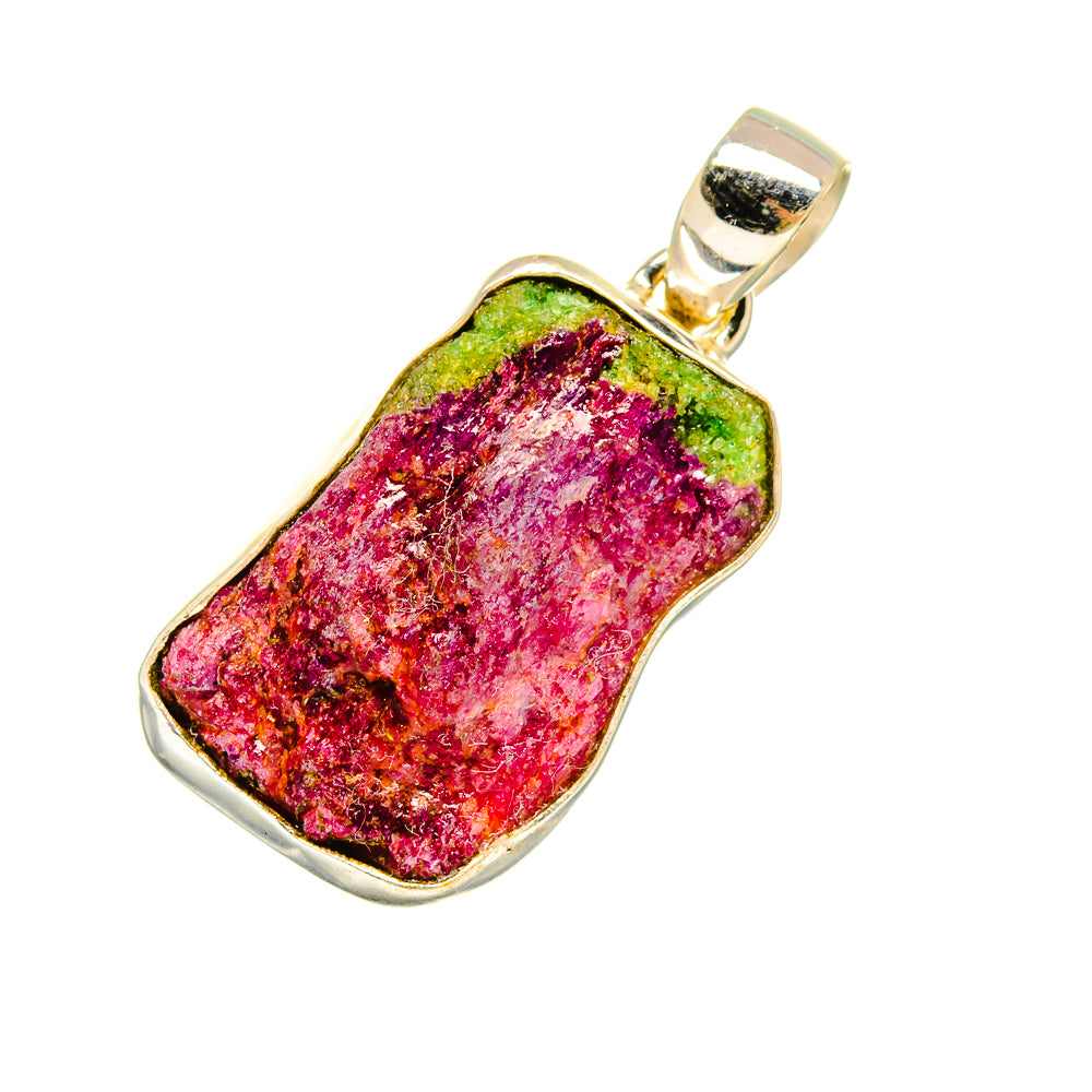 Ruby Zoisite Pendants handcrafted by Ana Silver Co - PD8973